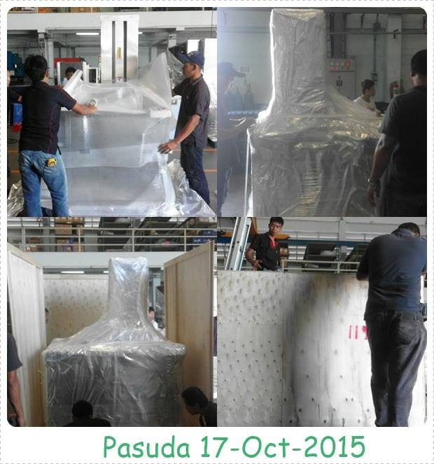 Shipment to Malaysia. Automatic Washing and Drying Machine.