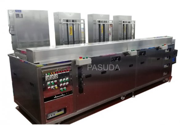 Automatic Ultrasonic Cleaning Machine (Pre-Washing Process) Model : PSD-3096A (Design for HDD Spindle Motor / Parts)