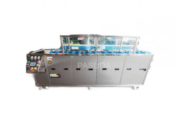 Automatic Ultrasonic Cleaning Machine Model : PSD-4012TPA (Design for cleaning Air-Conditioner Parts Industry)