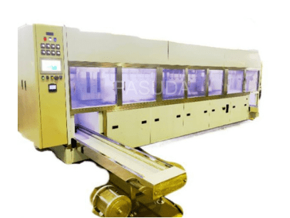 Automatic Ultrasonic Cleaning Machine Model : PSD-8144A (Design for PASSIVATION Treatment Process after Machining) Automatic Ultrasonic Cleaning Machine Model : PSD-8144A (Design for PASSIVATION Treatment Process after Machining)