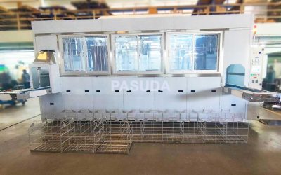 Cleaning machine for the Japanese automobile industry