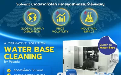 Solvent Shortage in Industry: A Practical Alternative with Water Base Cleaning Solution